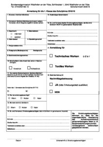 Schulanmeldung - BRG Waidhofen/Ybbs